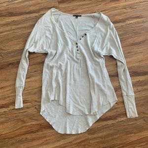 oversized henley long sleeve